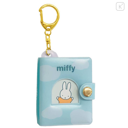 Japan Miffy Mini Photo Album Keychain - Blue - 1