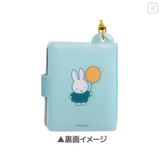 Japan Miffy Mini Photo Album Keychain - Blue - 2