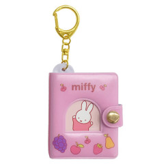 Japan Miffy Mini Photo Album Keychain - Pink