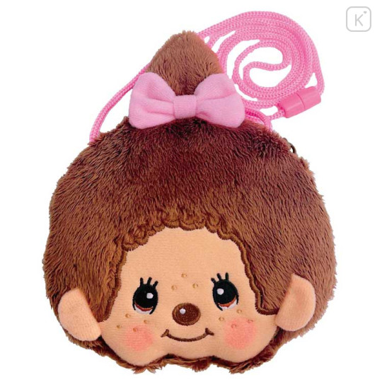 Japan Monchhichi Mascot Neck Pouch - Monchhichi-chan - 1