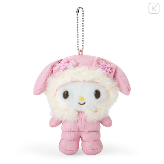 Japan Sanrio Original Mascot Holder - My Melody / Fluffy Puffy Winter - 1