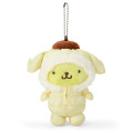 Japan Sanrio Original Mascot Holder - Pompompurin / Fluffy Puffy Winter - 1