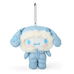 Japan Sanrio Original Mascot Holder - Cinnamoroll / Fluffy Puffy Winter