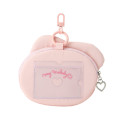 Japan Sanrio Original Face-shaped Pass Case - My Melody / Fluffy Puffy Winter - 2