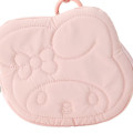 Japan Sanrio Original Face-shaped Pass Case - My Melody / Fluffy Puffy Winter - 4