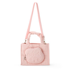 Japan Sanrio Original 2way Handbag - My Melody / Fluffy Puffy Winter