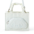 Japan Sanrio Original 2way Handbag - Cinnamoroll / Fluffy Puffy Winter - 2