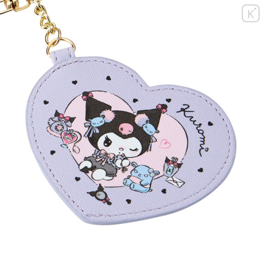 Japan Sanrio Original Lip Case Keychain - Kuromi / Romantic Room - 2