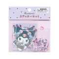 Japan Sanrio Original Sticker Set - Kuromi / Romantic Room - 1