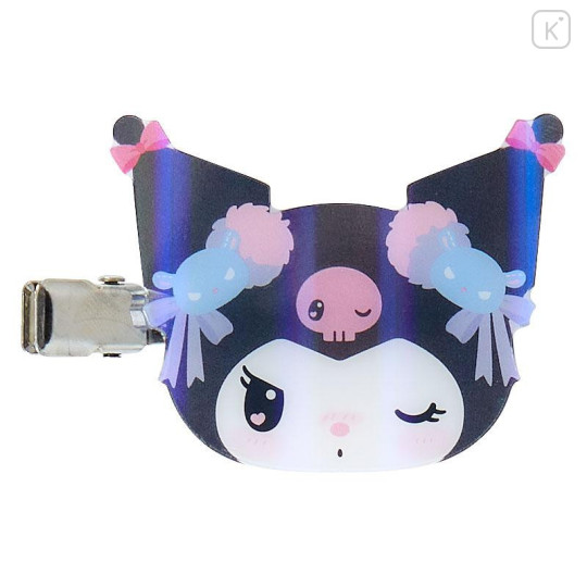 Japan Sanrio Original Bangs Clip - Kuromi / Romantic Room - 5