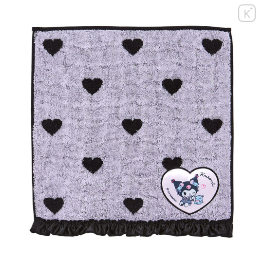 Japan Sanrio Original Petit Towel - Kuromi / Romantic Room - 1