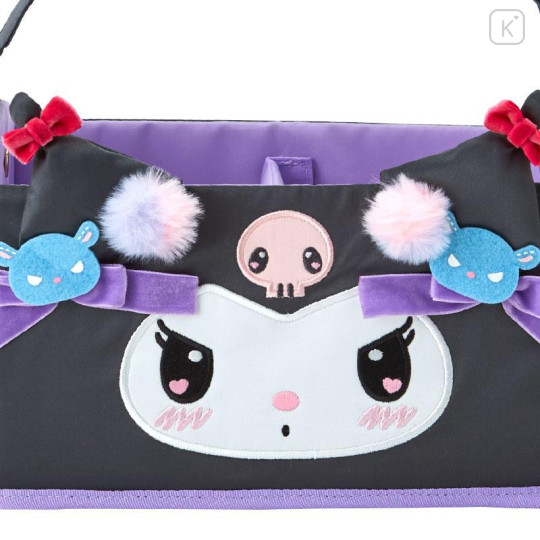 Japan Sanrio Original Cosmetic Box - Kuromi / Romantic Room - 5