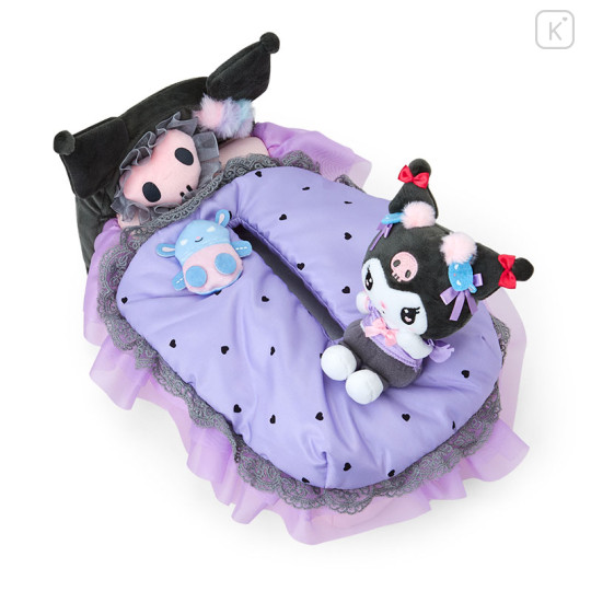 Japan Sanrio Original Tissue Box Case - Kuromi / Romantic Room - 3