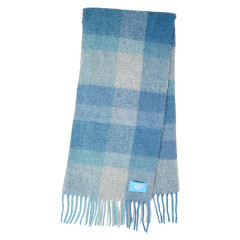 Japan Sanrio Original Plaid Volume Scarf - Cinnamoroll