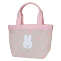 Japan Miffy Mini Tote Bag - Mesh Pastel Pink - 1