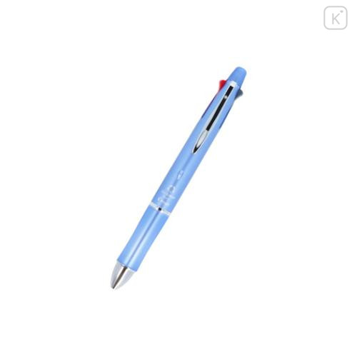 Japan Chiikawa Dr. Grip 4+1 Multi Pen & Mechanical Pencil - Hachiware / Metallic Blue - 4