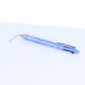 Japan Chiikawa Dr. Grip 4+1 Multi Pen & Mechanical Pencil - Hachiware / Metallic Blue - 5