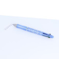 Japan Chiikawa Dr. Grip 4+1 Multi Pen & Mechanical Pencil - Hachiware / Metallic Blue - 6