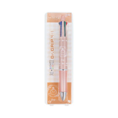 Japan Chiikawa Dr. Grip 4+1 Multi Pen & Mechanical Pencil - Usagi / Metallic Orange