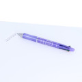 Japan Chiikawa Dr. Grip 4+1 Multi Pen & Mechanical Pencil - Momonga / Metallic Purple - 6