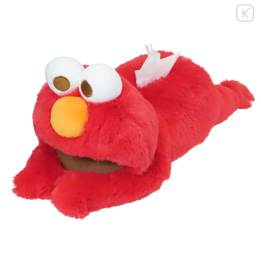 Japan Sesame Street Tissue Box Cover Plush - Elmo - 1