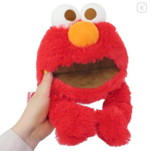 Japan Sesame Street Tissue Box Cover Plush - Elmo - 4