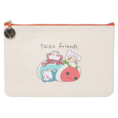 Japan Taiko no Tatsujin Flat Pouch - Taiko Friends