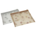 Japan Miffy Flat Pouch - Miffy / Mesh Pastel Grey Flora - 2