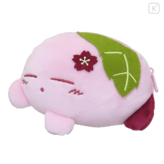 Japan Kirby Mascot Mini Pouch - Kirby / Japanese Sweets Sakuramochi - 1