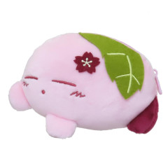 Japan Kirby Mascot Mini Pouch - Kirby / Japanese Sweets Sakuramochi