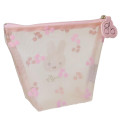 Japan Miffy Triangular Mini Pouch - Miffy / Mesh Pastel Pink Cherry - 2