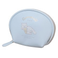 Japan Sanrio Round Mini Pouch - Cinnamoroll / Ice Cream - 1