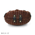 Japan Sanrio Rattan Bag - Hello Kitty : Natural - 3