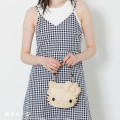 Japan Sanrio Rattan Bag - Hello Kitty : Natural - 7