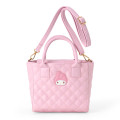 Japan Sanrio Original Quilt 2way Mini Tote Bag - My Melody - 1