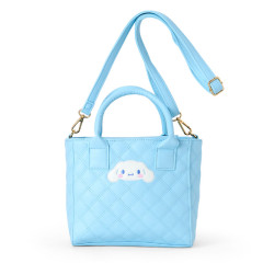 Japan Sanrio Original Quilt 2way Mini Tote Bag - Cinnamoroll