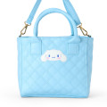 Japan Sanrio Original Quilt 2way Mini Tote Bag - Cinnamoroll - 2