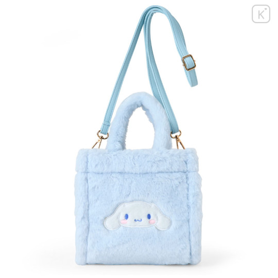 Japan Sanrio Original Boa 2way Mini Tote Bag - Cinnamoroll - 1