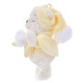 Japan Disney Store Plush Mascot Keychain - Pooh : White Pooh Fruit Color Cape - 2