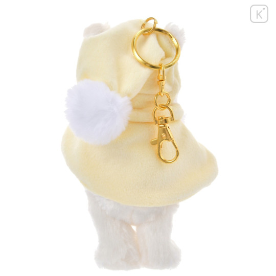 Japan Disney Store Plush Mascot Keychain - Pooh : White Pooh Fruit Color Cape - 3
