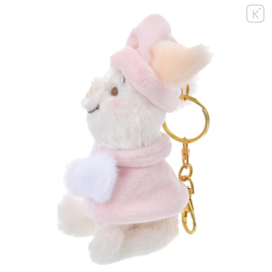 Japan Disney Store Plush Mascot Keychain - Piglet : White Pooh Fruit Color Cape - 2
