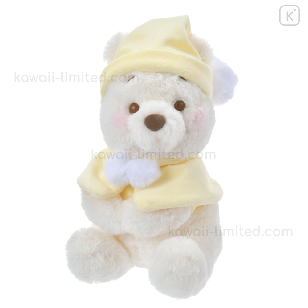 Japan Disney Store Plush Toy (S) - Pooh : White Pooh Fruit Color Cape