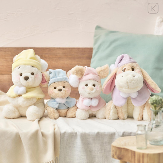 Japan Disney Store Plush Toy (S) - Piglet : White Pooh Fruit Color Cape - 5