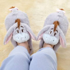 Japan Disney Store Plush Slippers - Eeyore / Warm Goods