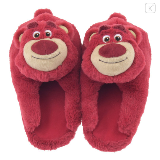 Japan Disney Store Plush Slippers - Lotso / Warm Goods - 1