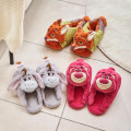 Japan Disney Store Plush Slippers - Lotso / Warm Goods - 8