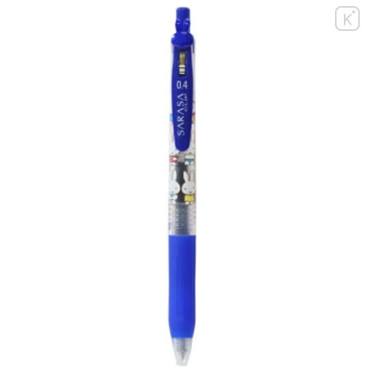 Japan Miffy Sarasa Clip Gel Pen - Miffy / Blue - 2