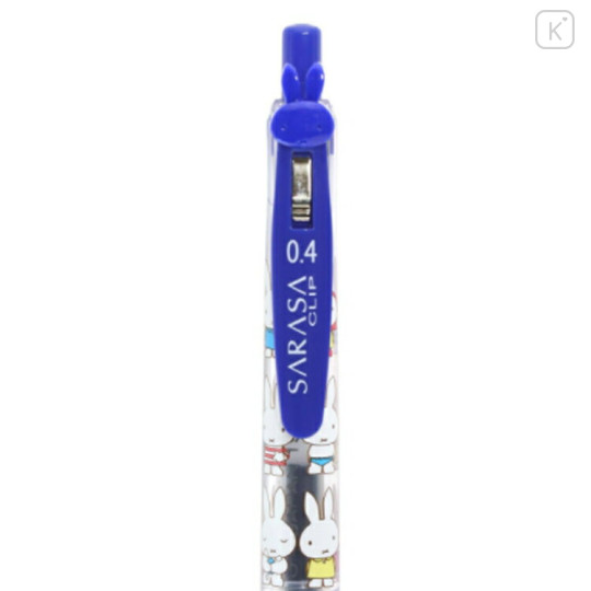 Japan Miffy Sarasa Clip Gel Pen - Miffy / Blue - 3