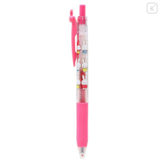 Japan Miffy Sarasa Clip Gel Pen - Miffy / Pink - 1