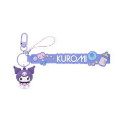 Japan Sanrio 3D Mascot Hand Strap - Kuromi / Baby